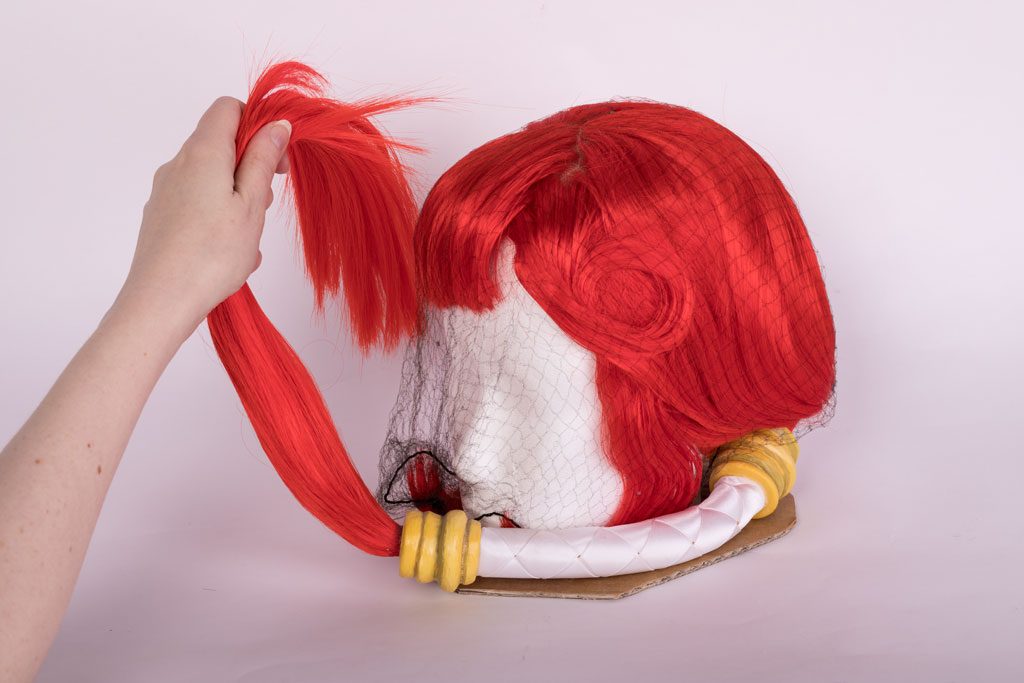 storing a ponytail wig