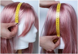measuring a wig