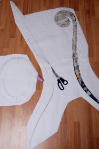 cutting out applique