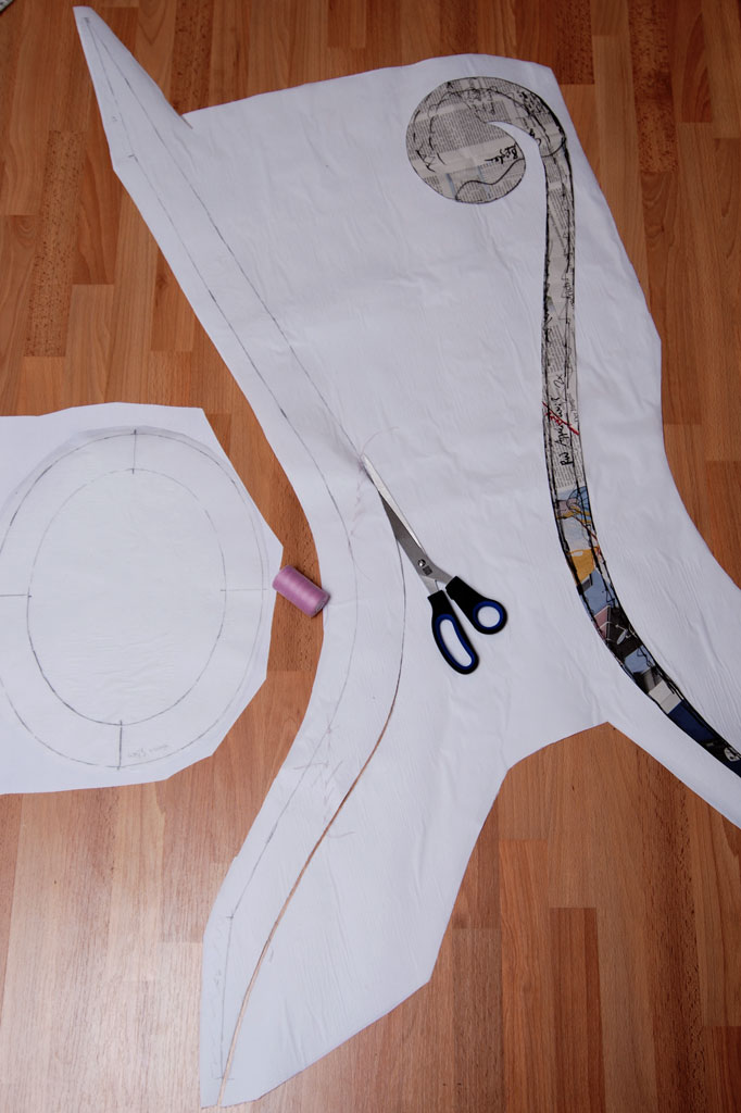 cutting out applique
