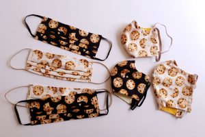 masks with cookie print