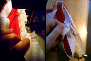 sewing on silicone elastic