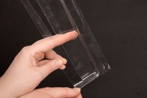 blister packaging with curved edge